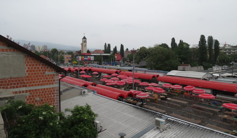 Trešnjevački plac iz ptičje perspektive