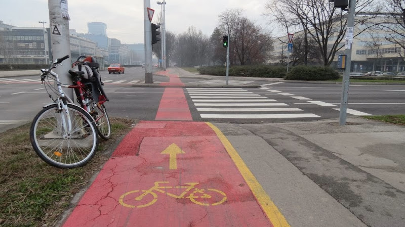 Biciklistička staza uz Ulicu grada Vukovara: Najvažnija gradska biciklistička magistrala!