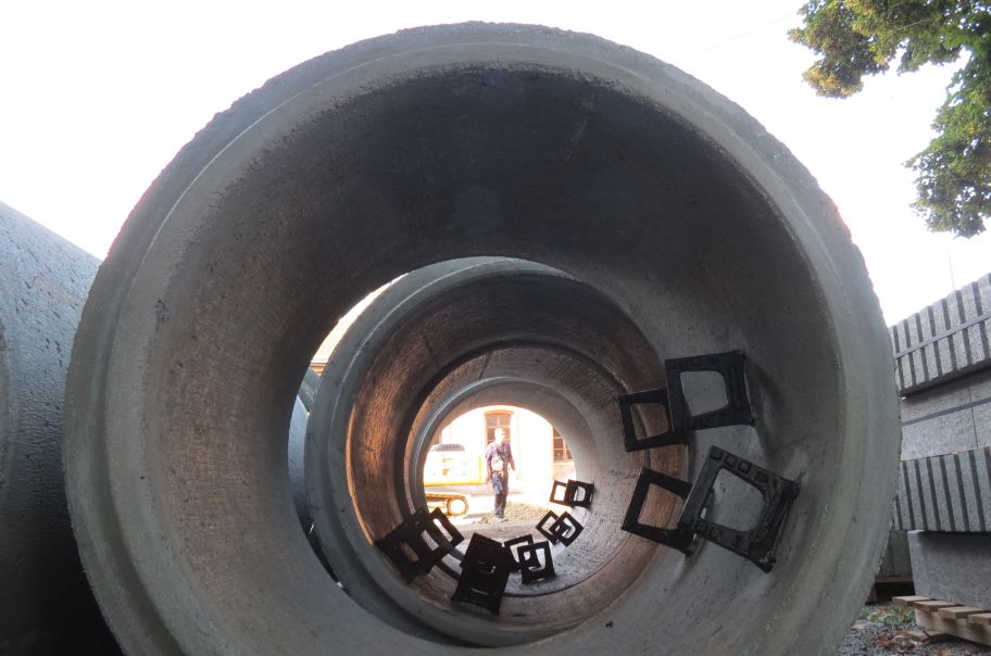 Okrugao pogled na gradilište