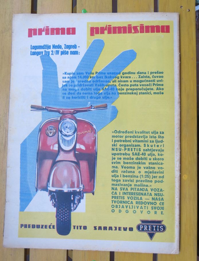 Zlatno doba skutera, motocikala, bicikala …